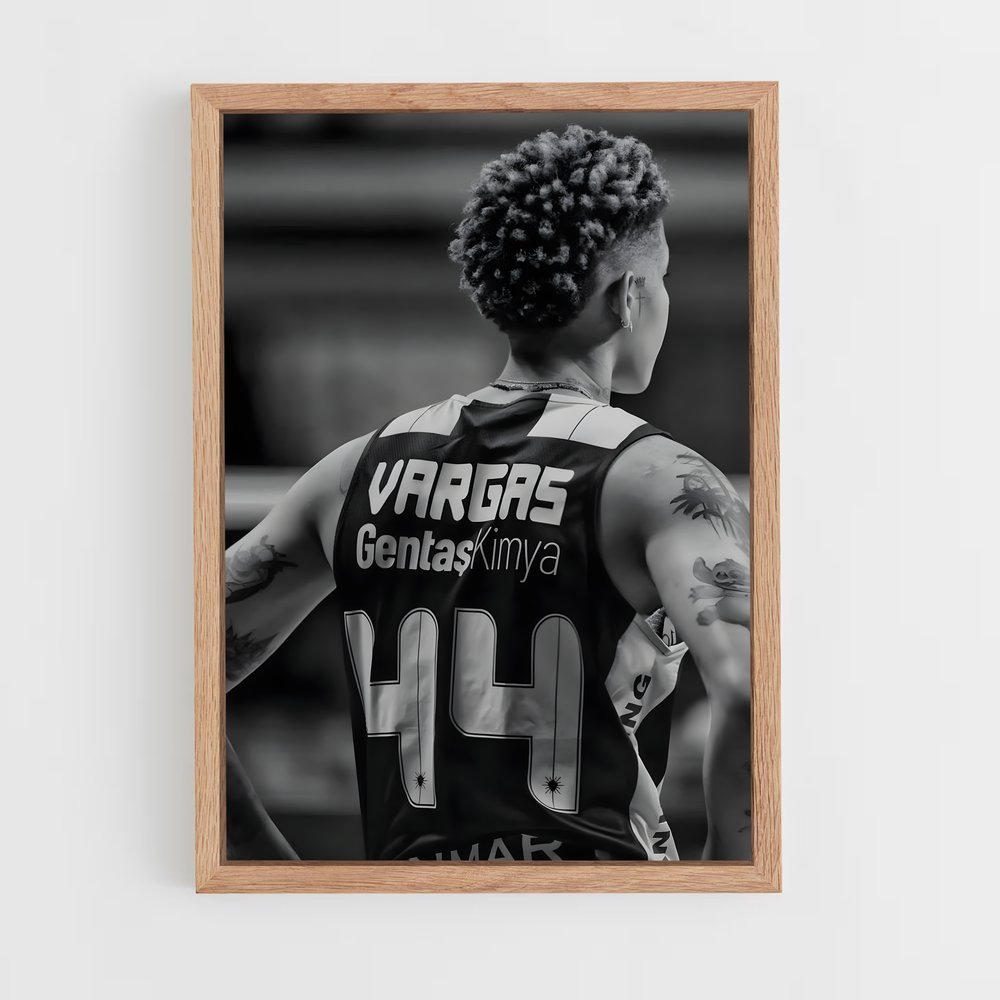 Poster Melissa de vargas – affiche Volleyball (vue 4)